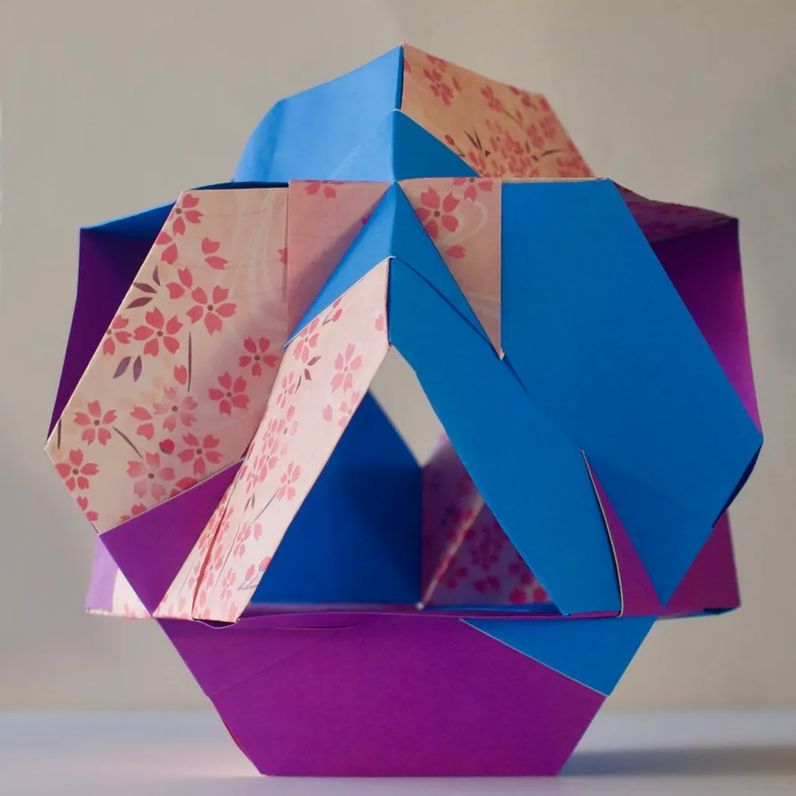 A different angle of the octahedral configuration