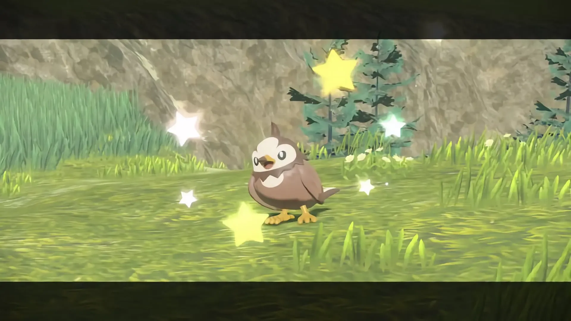 A shiny wild Starly appears!