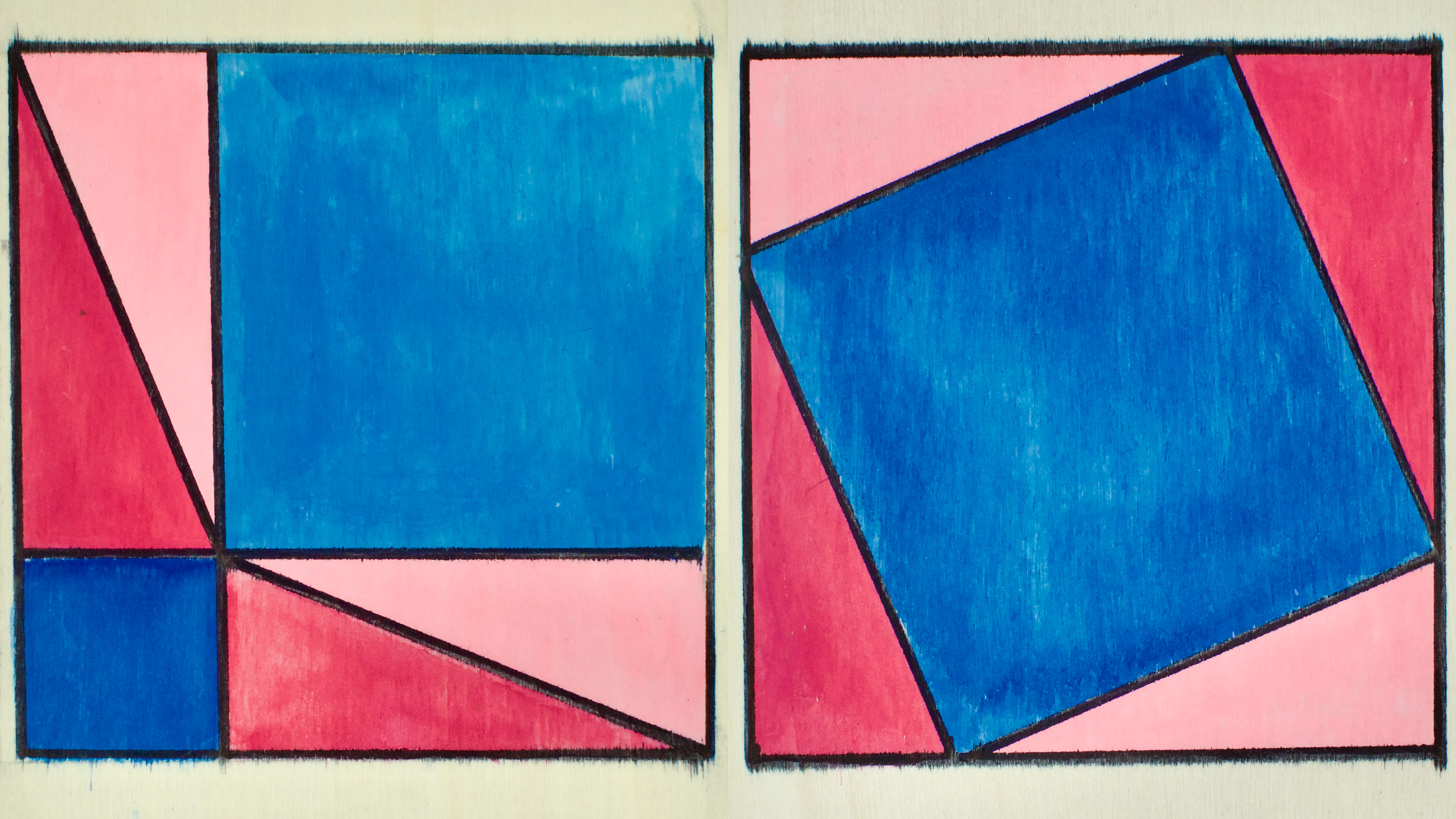 A visual proof of the Pythagorean theorem