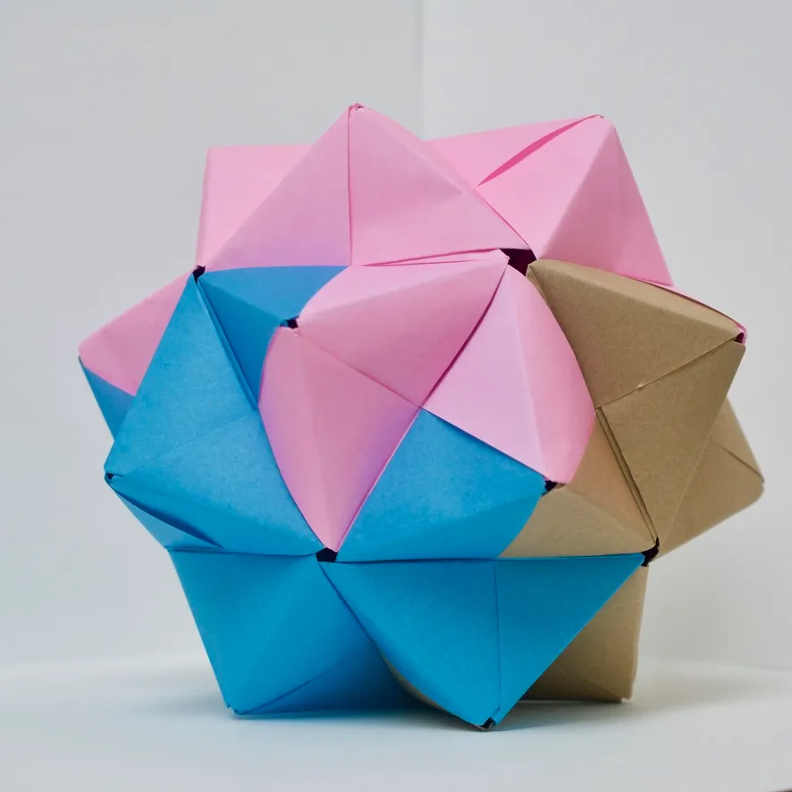 The fully assembled triakis icosahedron